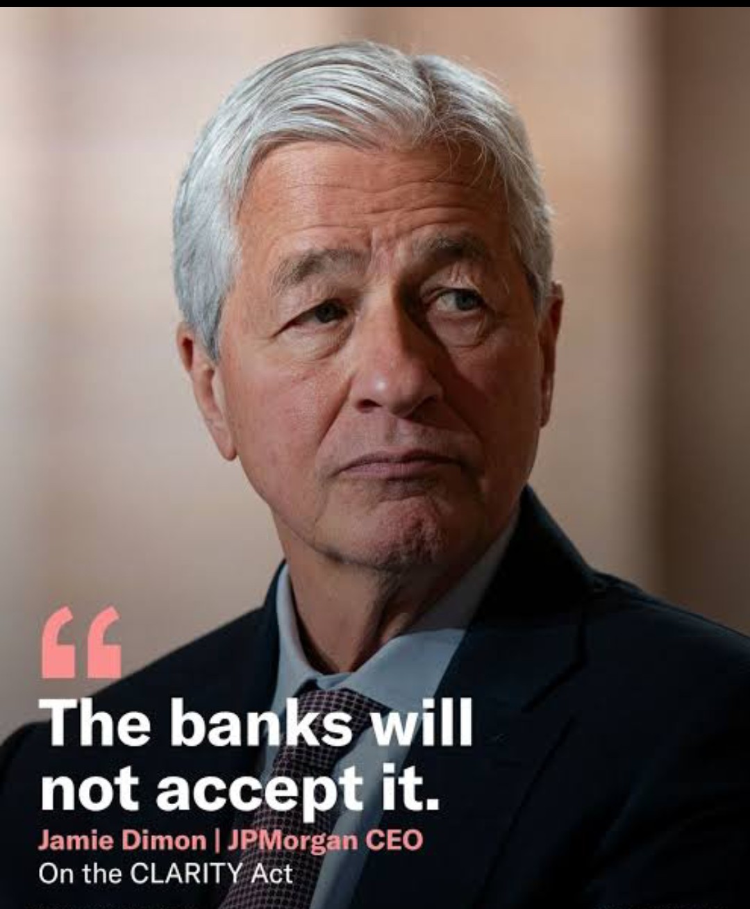 Me Yasa Jamie Dimon Da Manyan Bankunan Amurka Suke Cikin Fargaba Game Da Dokar "Clarity Act"?